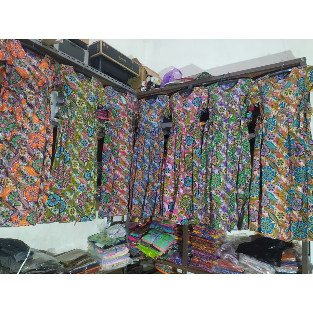 Daster kencana ungu ori Label biru LD47
