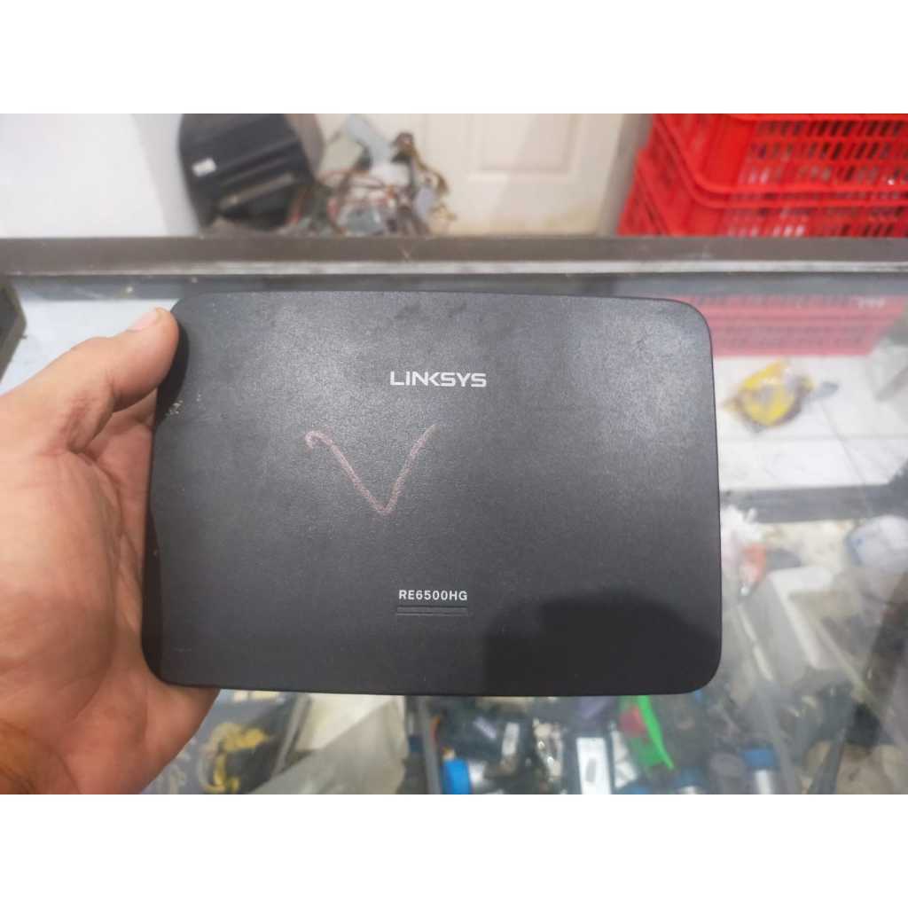 Router LinkSys RE6500HG Kondisi Rusak