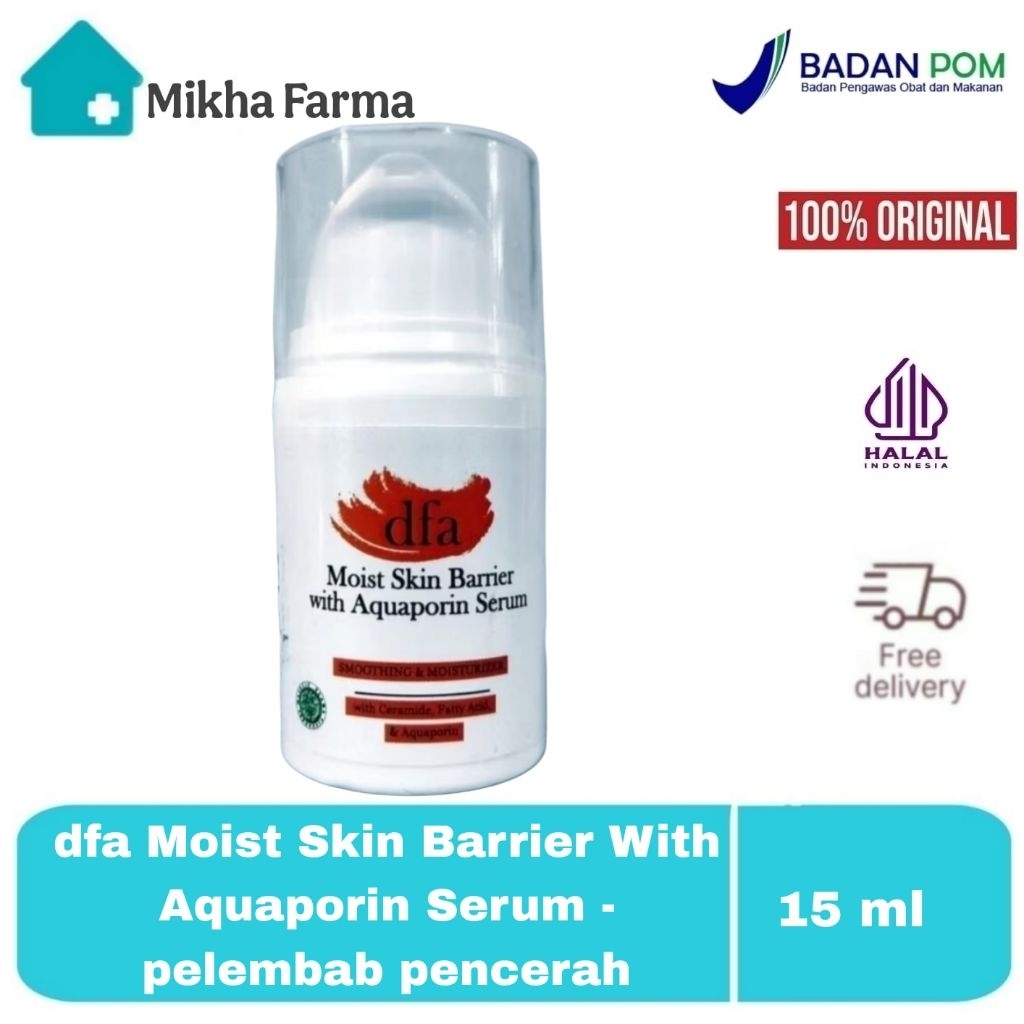 dfa Moist Skin Barrier With Aquaporin Serum - pelembab pencerah - BPOM8