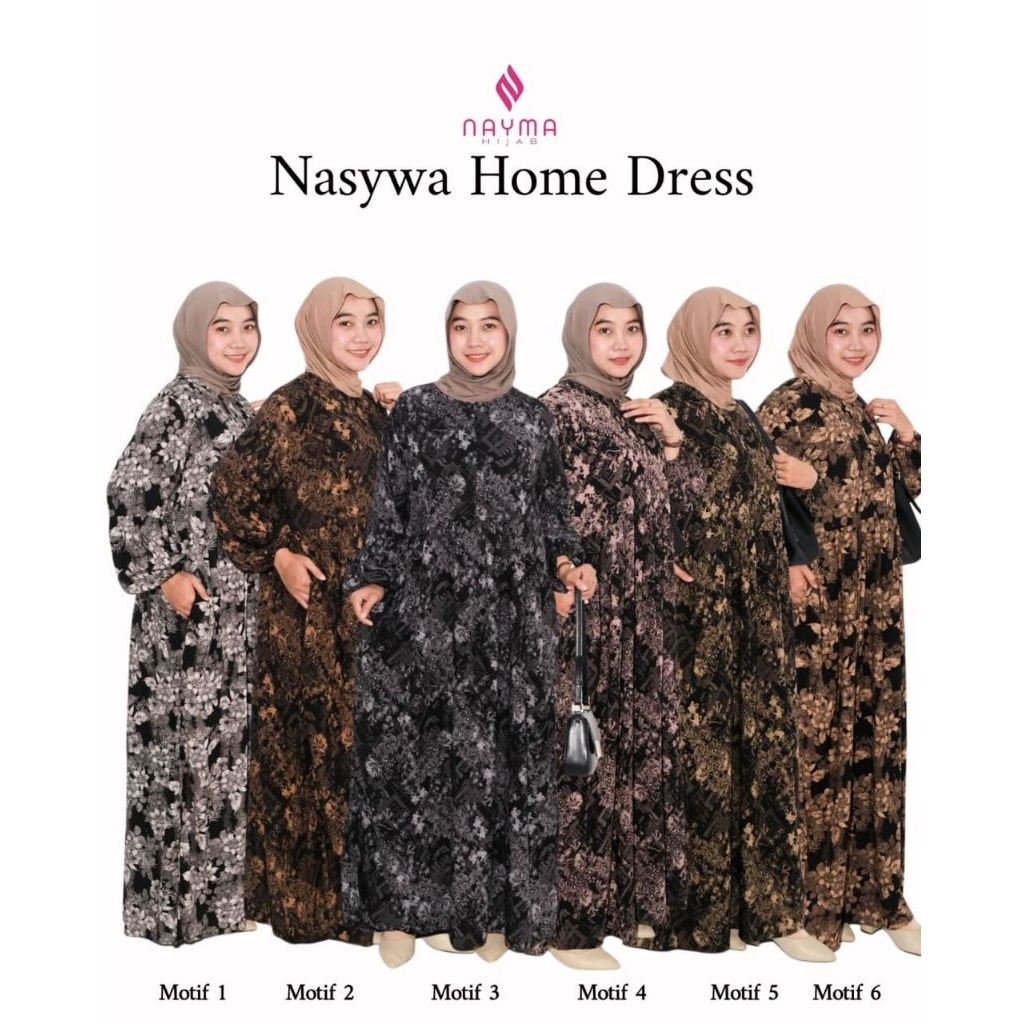 NASYWA HOME DRESS BY NAYMA HIJAB