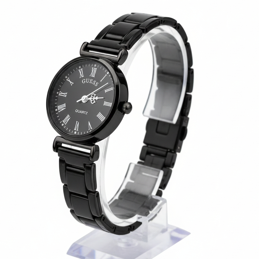 Jam Tangan Wanita Anti Air Bulat Kecil Rantai Analog