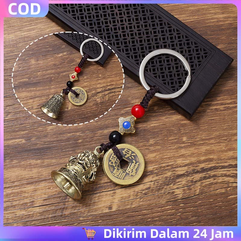 Gantungan Kunci Fengshui Lonceng Feng Shui Gantungan Kunci Kuningan Fengshui Keberuntungan Lonceng K