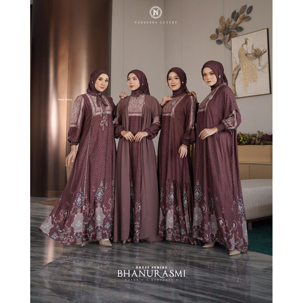 OUTFIT LEBARAN 2026 BHANURASMI STYLE 4 BY NADHEERA LUXURY