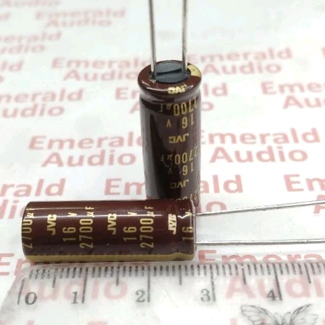 Elco 2700uf 16 volt JVC kapasitor Elco 2700uf 16 volt Original JVC Japan