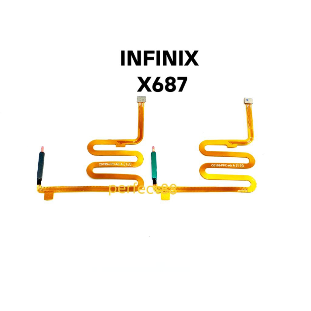 FLEKSIBEL FINGERPRINT INFINIX X687 - X656 - X695 - ZERO 8 - NOTE 7 LITE - NOTE 10 PRO - SENSOR SIDIK