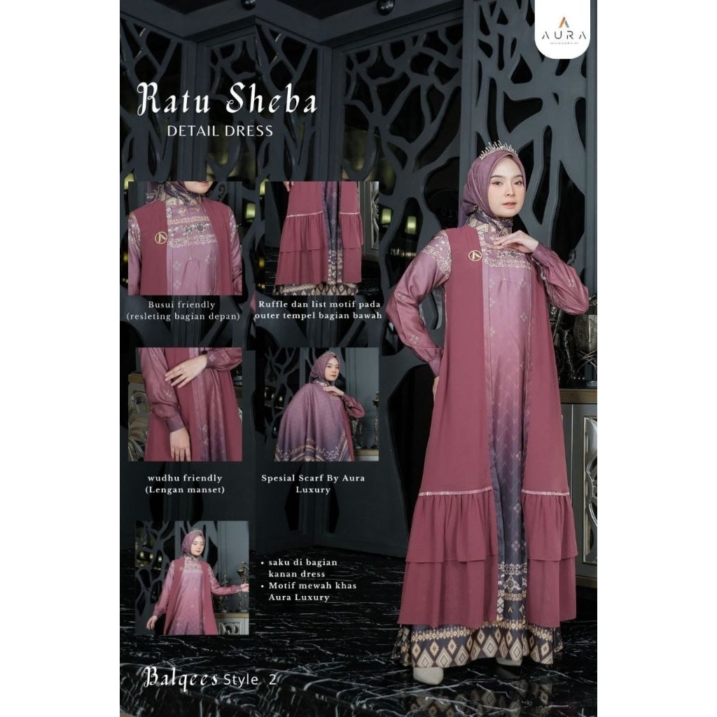 Ratu sheba family sarimbit by aura luxury