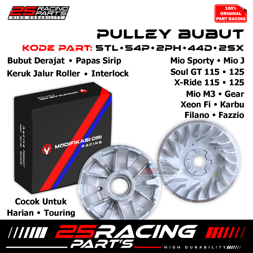 Pulley Bubut Rumah roller bubut Mio M3 Rumah roller Mio J Rumah roller Fino Original Yamaha Rumah ro