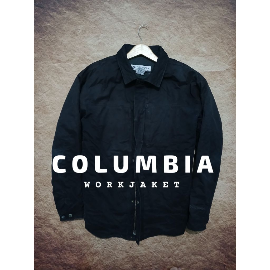 jaket work COLUMBIA bahan kanvas tebal kaku recomend