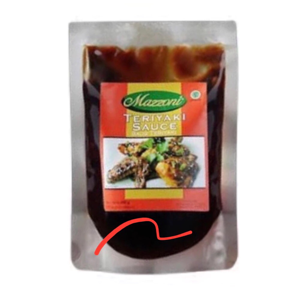 saus teriyaki 250g mazzoni
