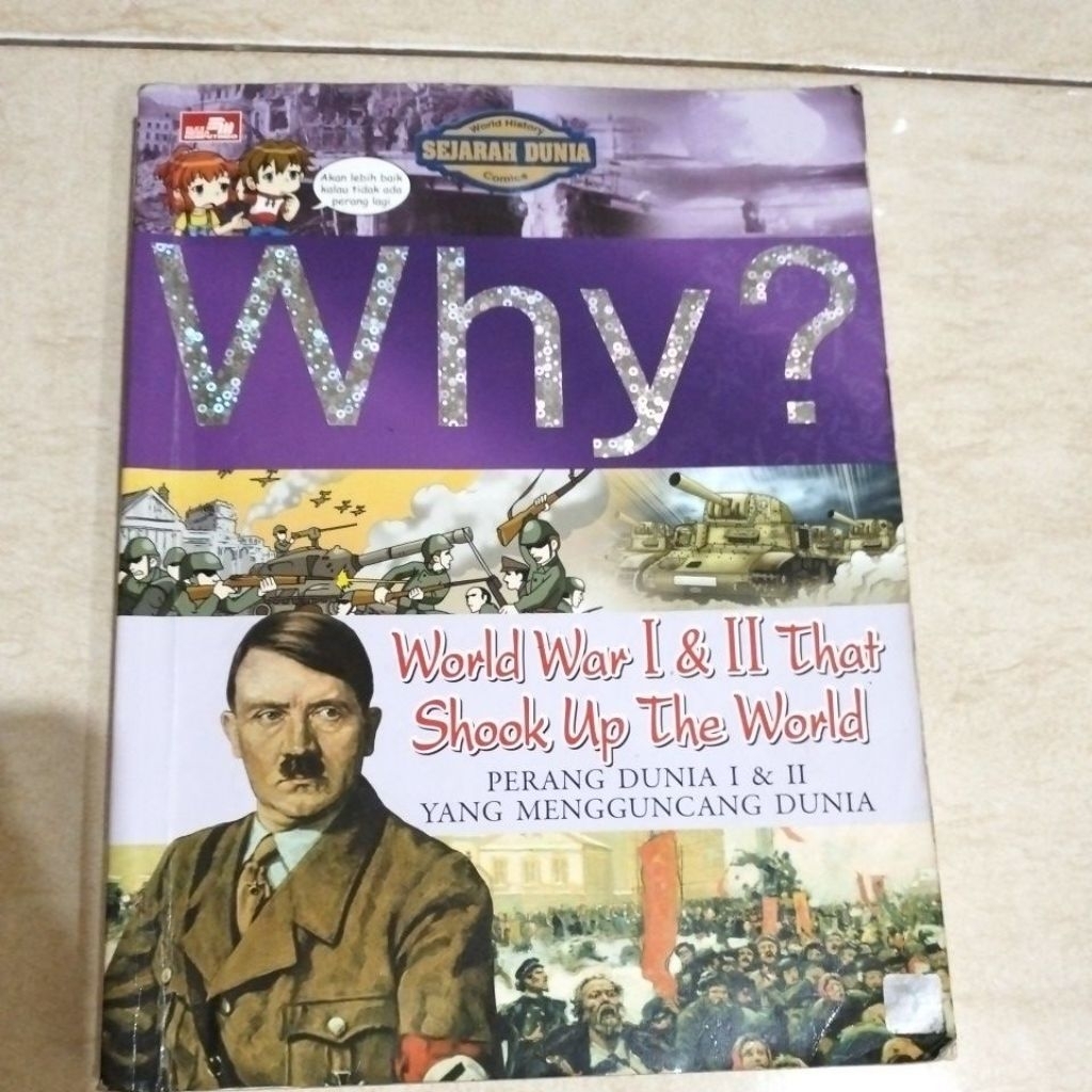 Preloved Sciense comic Why world war I & II that shook up the world perang dunia I dan II