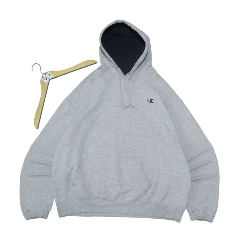 hoodie champion eco black logo