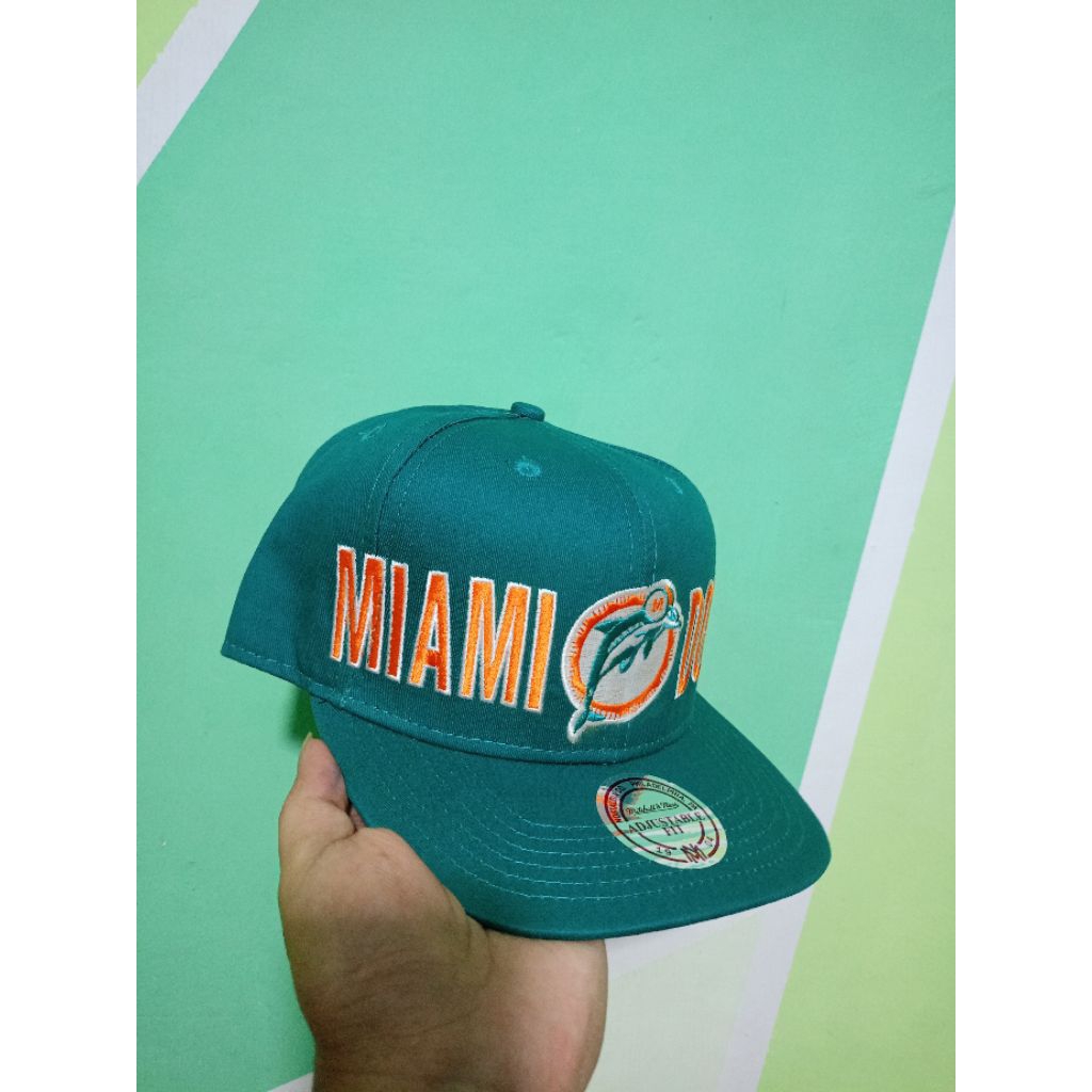 Topi Snapback Miami Dolphins