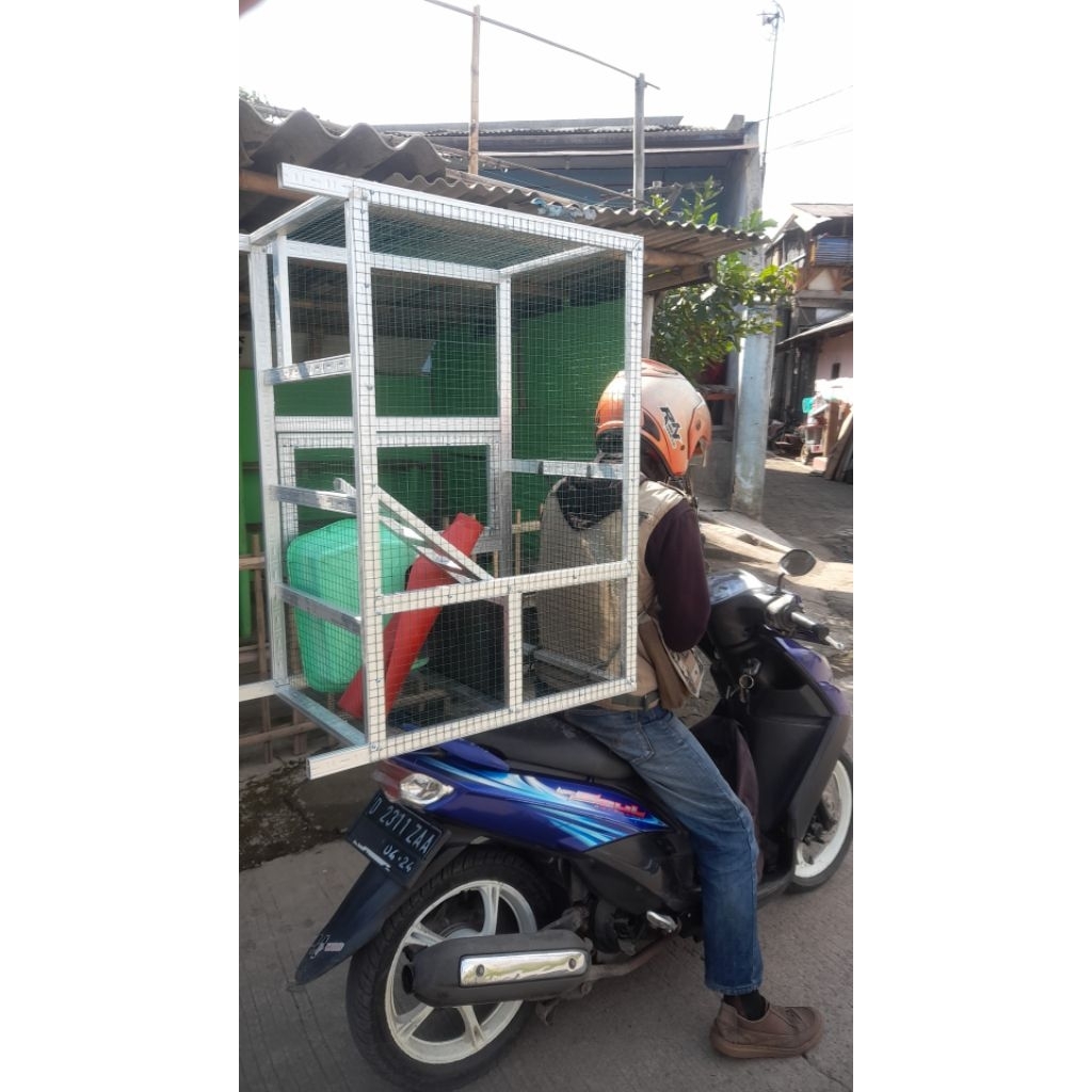 KANDANG KUCING 1 TINGKAT UK P90 L45 T60