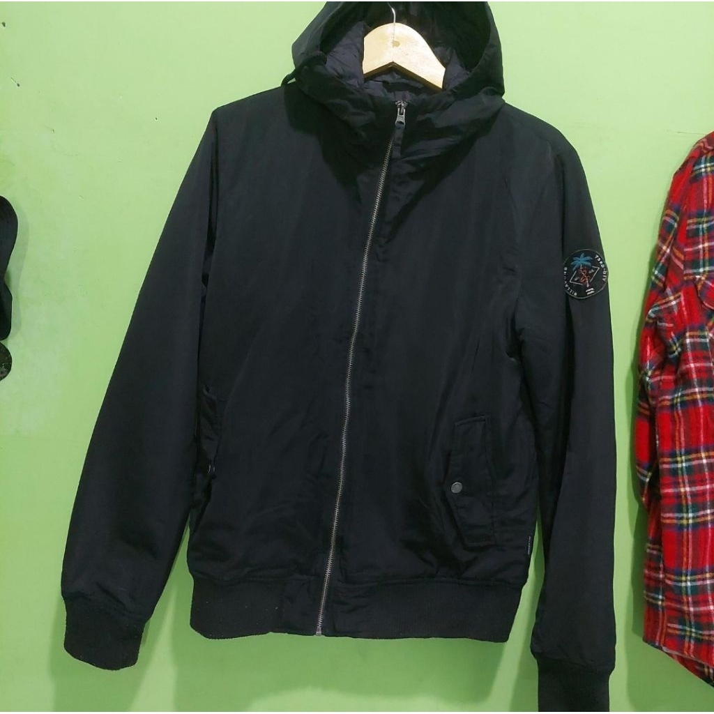 Jacket Hoodie Zipper Billabong surf Preloved