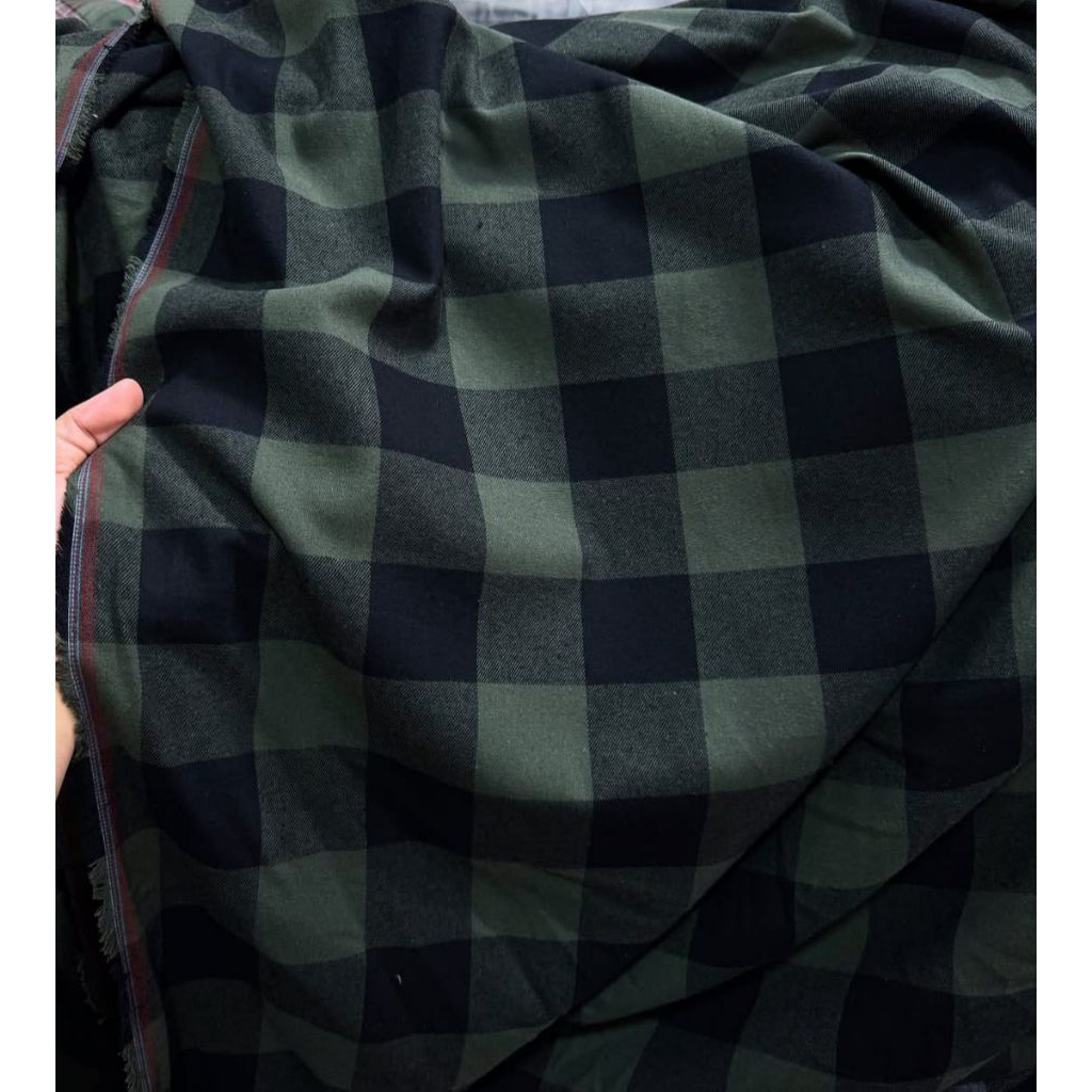 Kain Flanel Kotak Motif Uniqlo Import Premium Shirt/Kemeja/Dress #gengflannel  #flanneluniqlo #flann