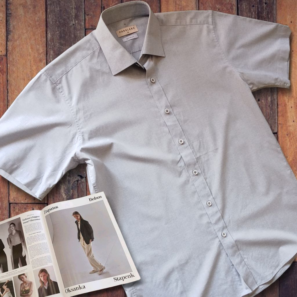 Kemeja Lengan Pendek Parkland