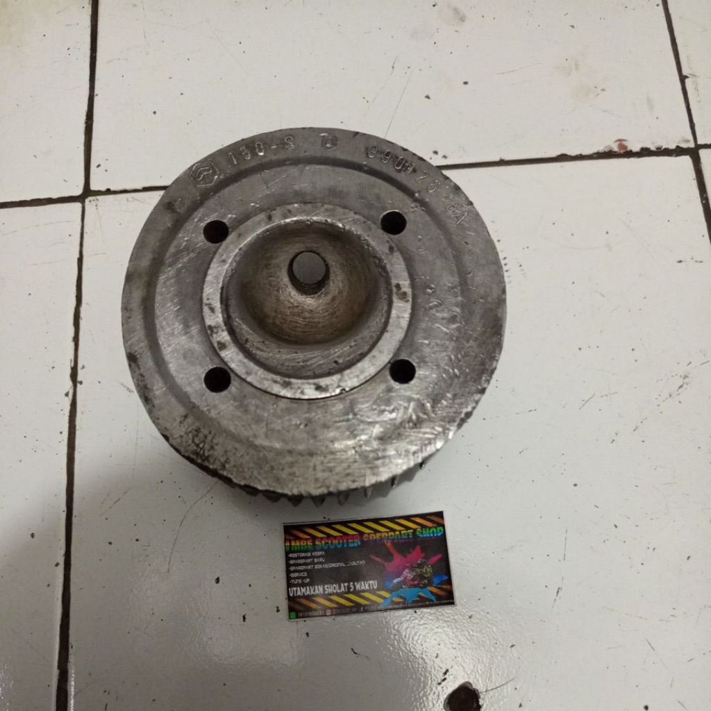 Head silinded cop busi vespa px ps super sprint original copotan drat busi original