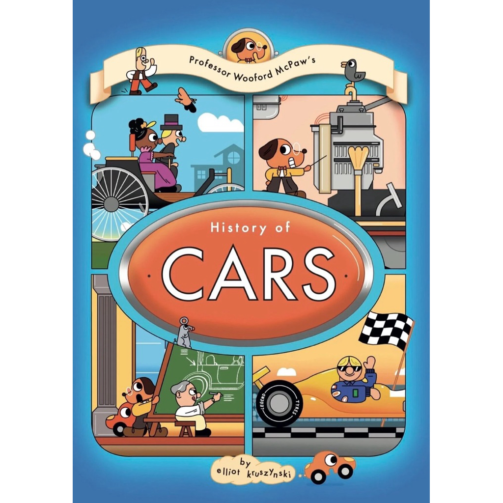 Buku Anak [Children’s Reference Book - Hardcover] Professor Woodford McPaw's: The History of Cars