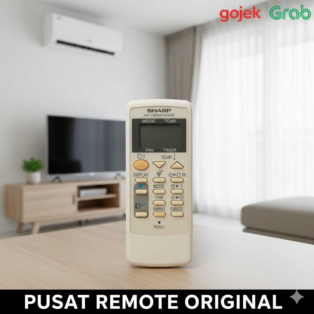 REMOTE REMOT AC SHARP CRMC-A791JBEZ ORIGINAL ASLI