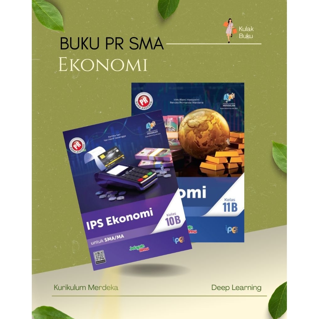 Buku PR Ekonomi SMA Kelas 10 11 12 Semester 1 & 2 Kurikulum Merdeka Edisi Terbaru
