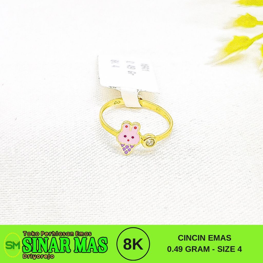 cincin anak 0.49 gram size 4