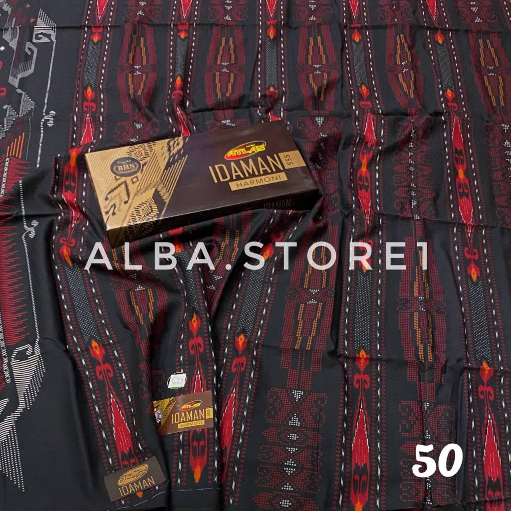 Sarung Atlas Harmoni Idaman Kembang//Sarung Atlas Idaman Kembang 555/Atlas Motif Batik