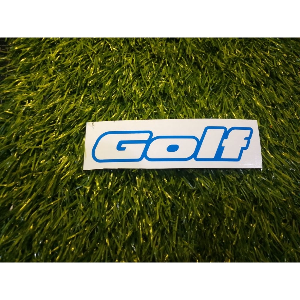 stiker cutting vw golf