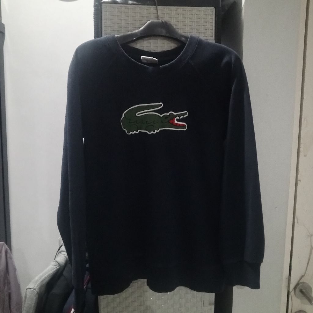 Crewneck Lacoste big Logo Bordir