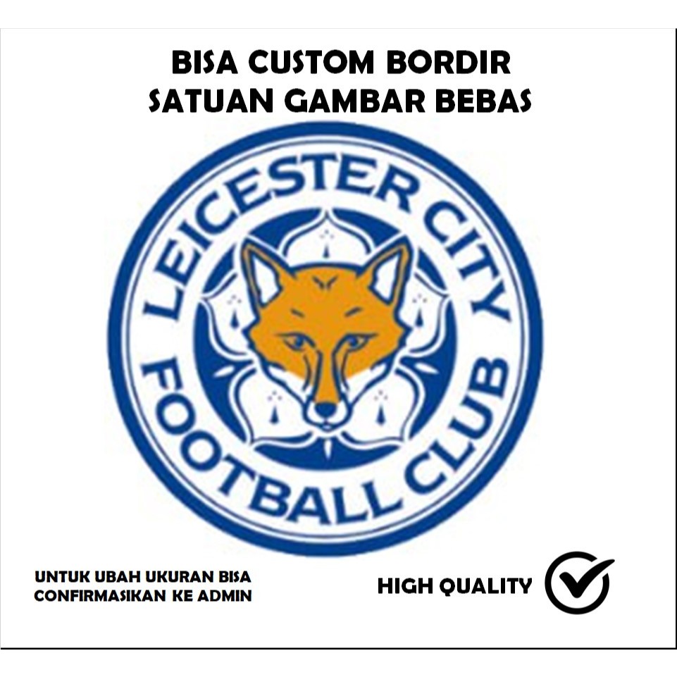 EMBLEM PATCH BORDIR LOGO CLUB BOLA TESTIMONI-QBS