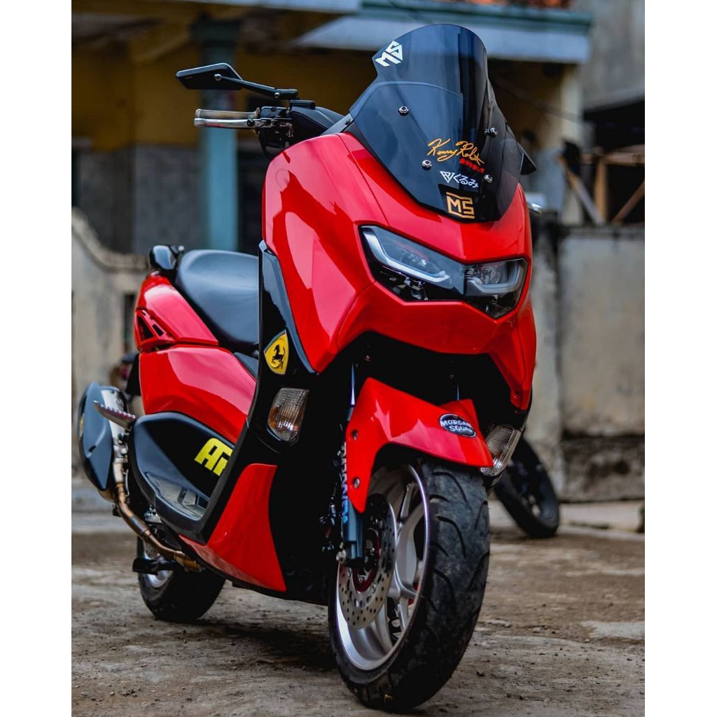 VISOR NMAX NEW TDR V1 SPORTY - VISOR NMAX 2020 TIPE TDR V1 SPORTY - WIENDSHIELD NMAX TDR V1 FULL JEN