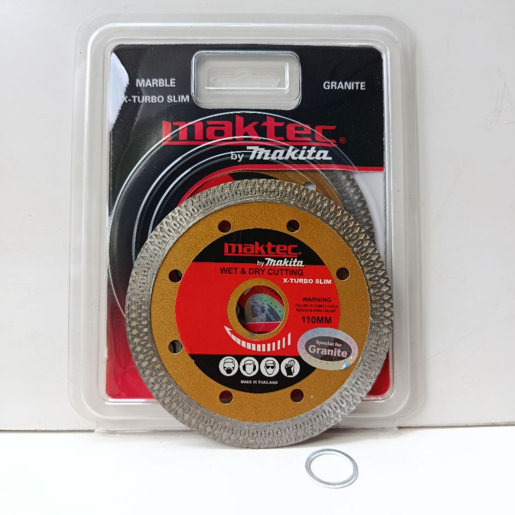 MATA PISAU POTONG GRANIT MARMER MAKTEC X TURBO 4" DIAMOND WHEEL MATA GERINDA PEMOTONG GRANIT KERAMIK