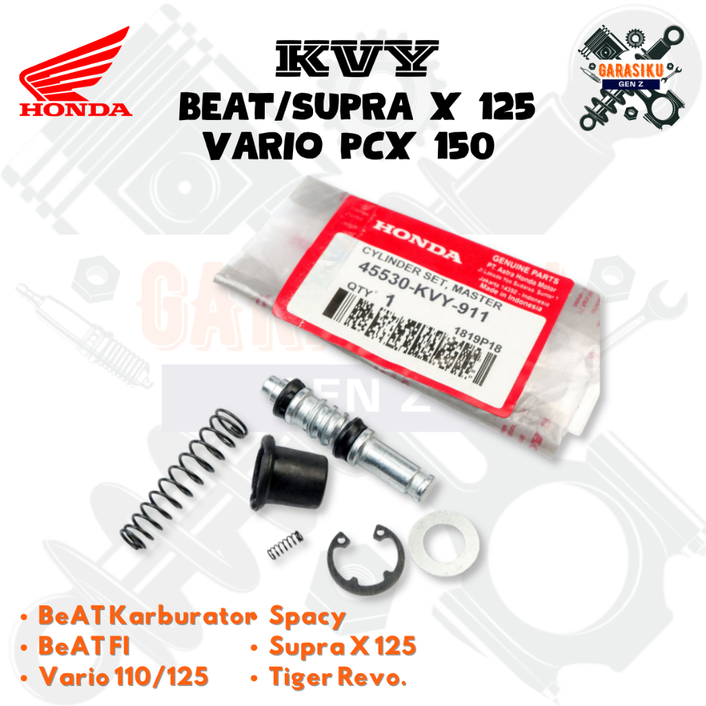 Seal Master Rem Honda Beat karbu -  Supra X 125 Vario PCX 150 - sil motor Spacy KVY Original AHM