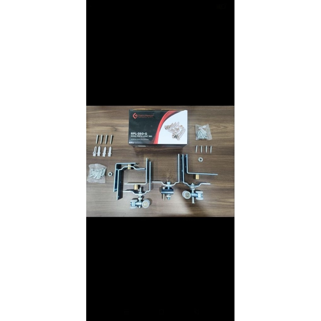 Roda pintu lipat merk Glatino set