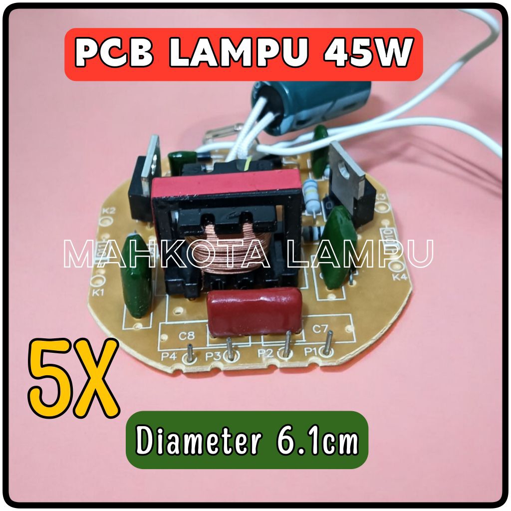 ( 5X ) Mesin Lampu LHE 4U 45 Watt Baru Siap Pakai