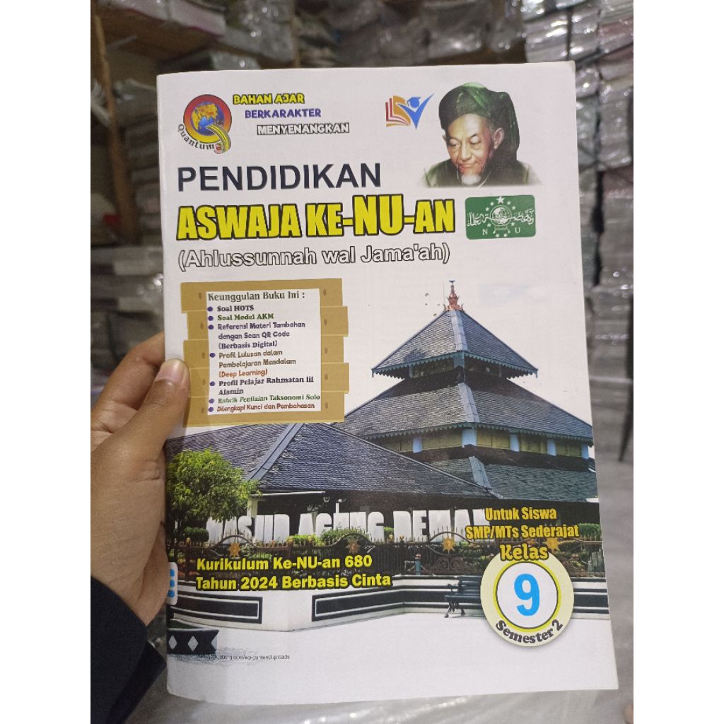 LKS SMP/MTS ASWAJA KE NU AN KELAS 9 SEMESTER 2 KURIKULUM KE-NU-AN 680