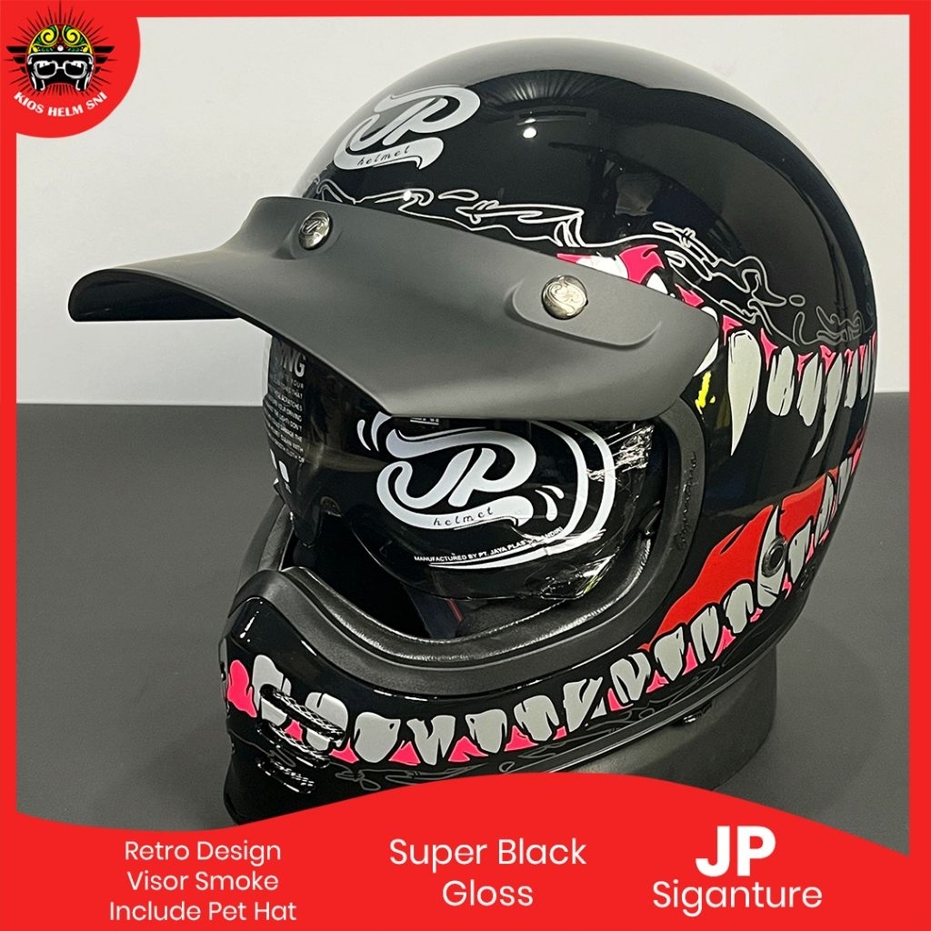 Helm cakil full face JP Signature SG 06 Monster