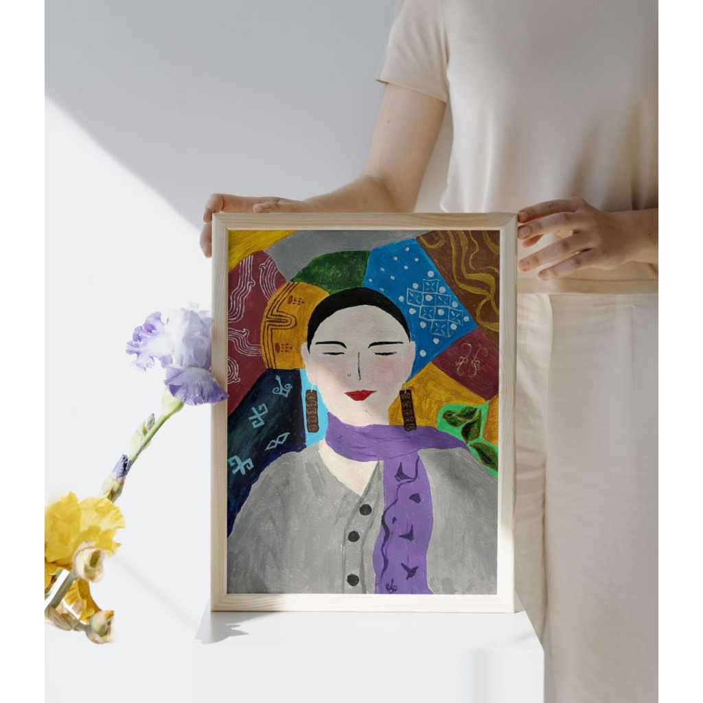 Lukisan Siap Pajang 24x30cm (Ori/Signed Copy)