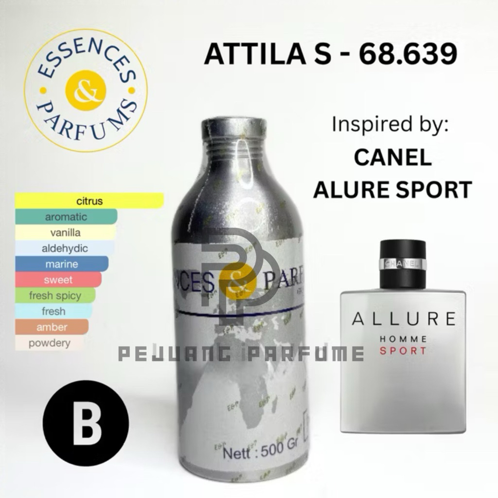 BIBIT ATTILA S 68.639 ESSENCES GRADE B | INSPIRED ALUR SPOR | 100% BIBIT ESSENCES 100ML REPACK 500ML
