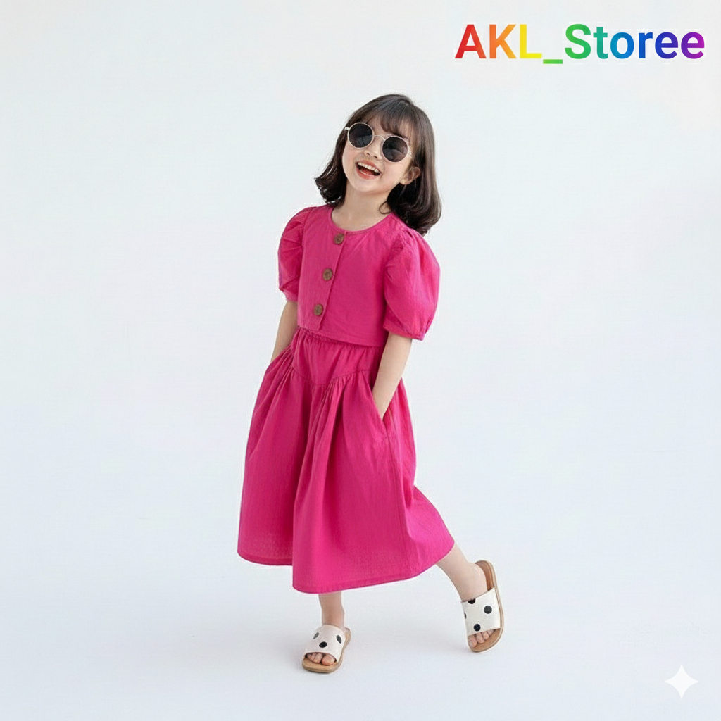 Setelan Anak Perempuan Umur 2 - 8 Tahun Baju Anak Cewek  Korean Style  Baju Anak Wanita Lucu