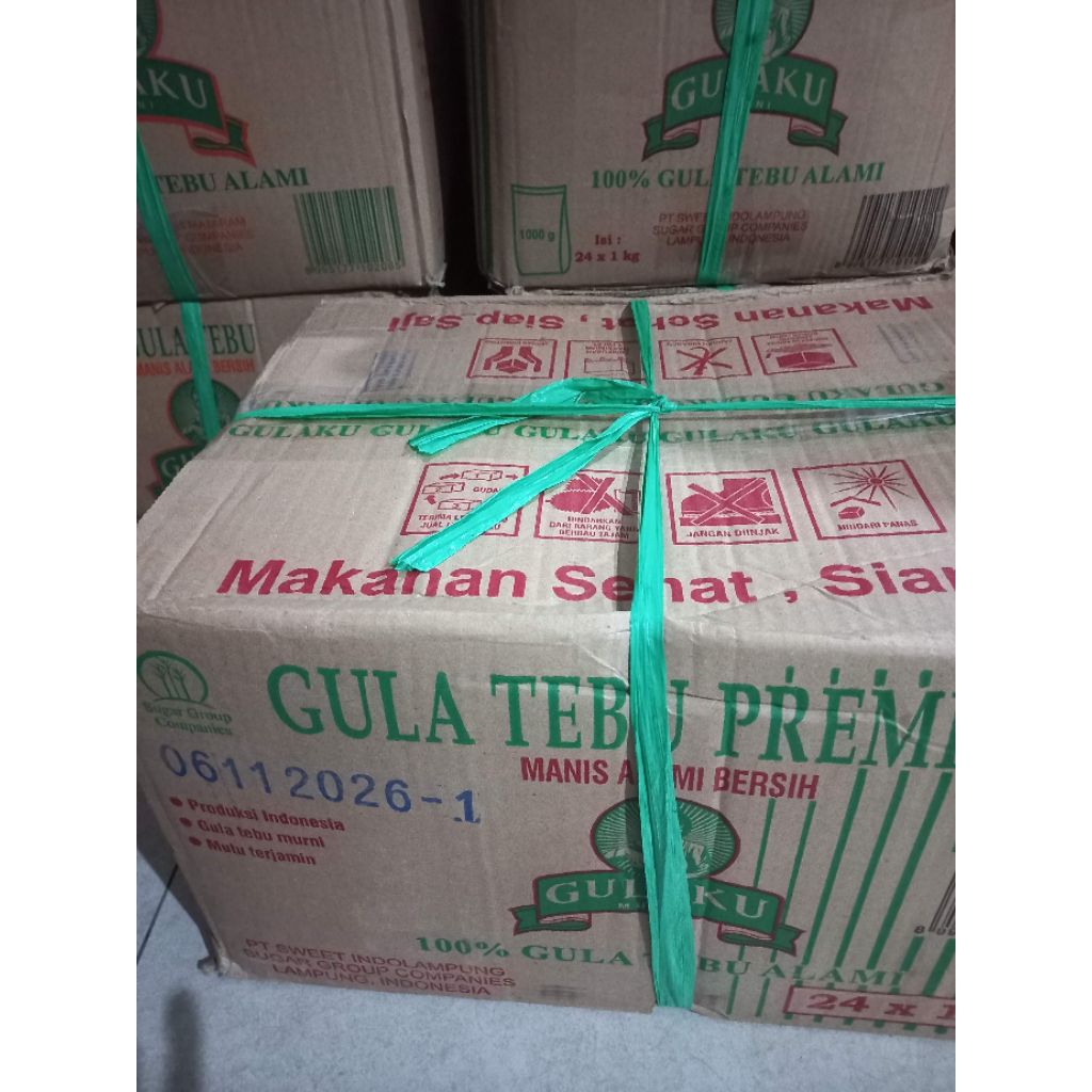 Gulaku 1kg hijau 1 dus khusus kargo