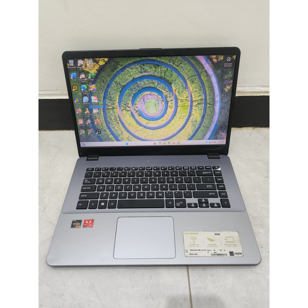 Asus X505ZA AMD Ryzen 5 2500u RAM 8GB SSD 512GB