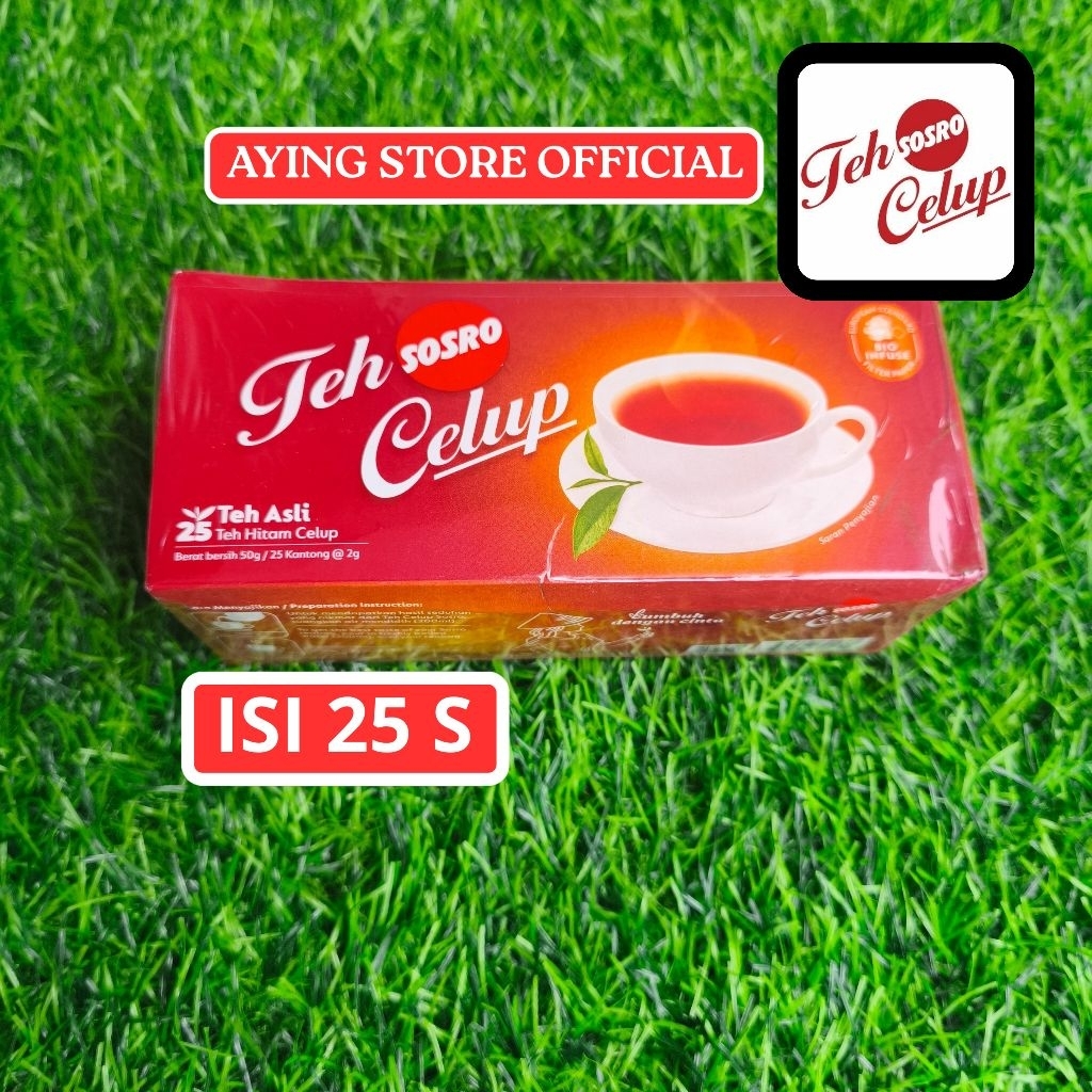 Teh Sosro Celup (pack) isi 15,25,30 grosir