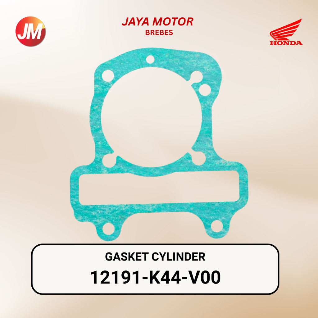 12191-K44-V00 - Gasket Cylinder Block - BeAT, Scoopy, Vario 110 eSP 12191K44V00 12191 K44 V00 Paking
