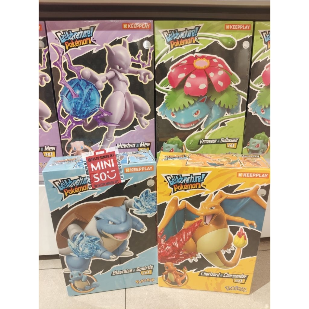 OH SOME KEEPPLAY Figure Set GO ADVENTURE POKEMON Character (CHARIZARD / BLASTOISE / MEWTWO / VENUSAU