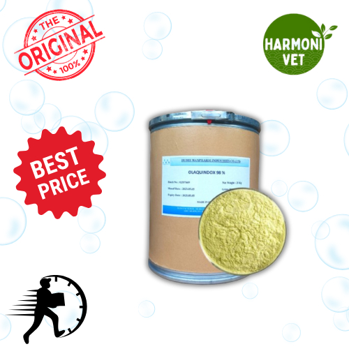 OLAQUINDOX 98% (25kg) - AGP Broiler Ayam Pedaging-Layer Petelur - Babi Pemacu Pertumbuhan