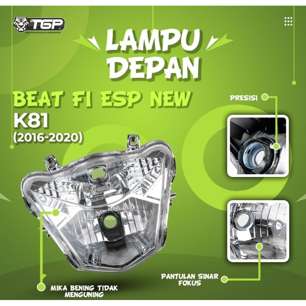 Reflektor Honda Beat FI ESP NEW ( 2016–2019)