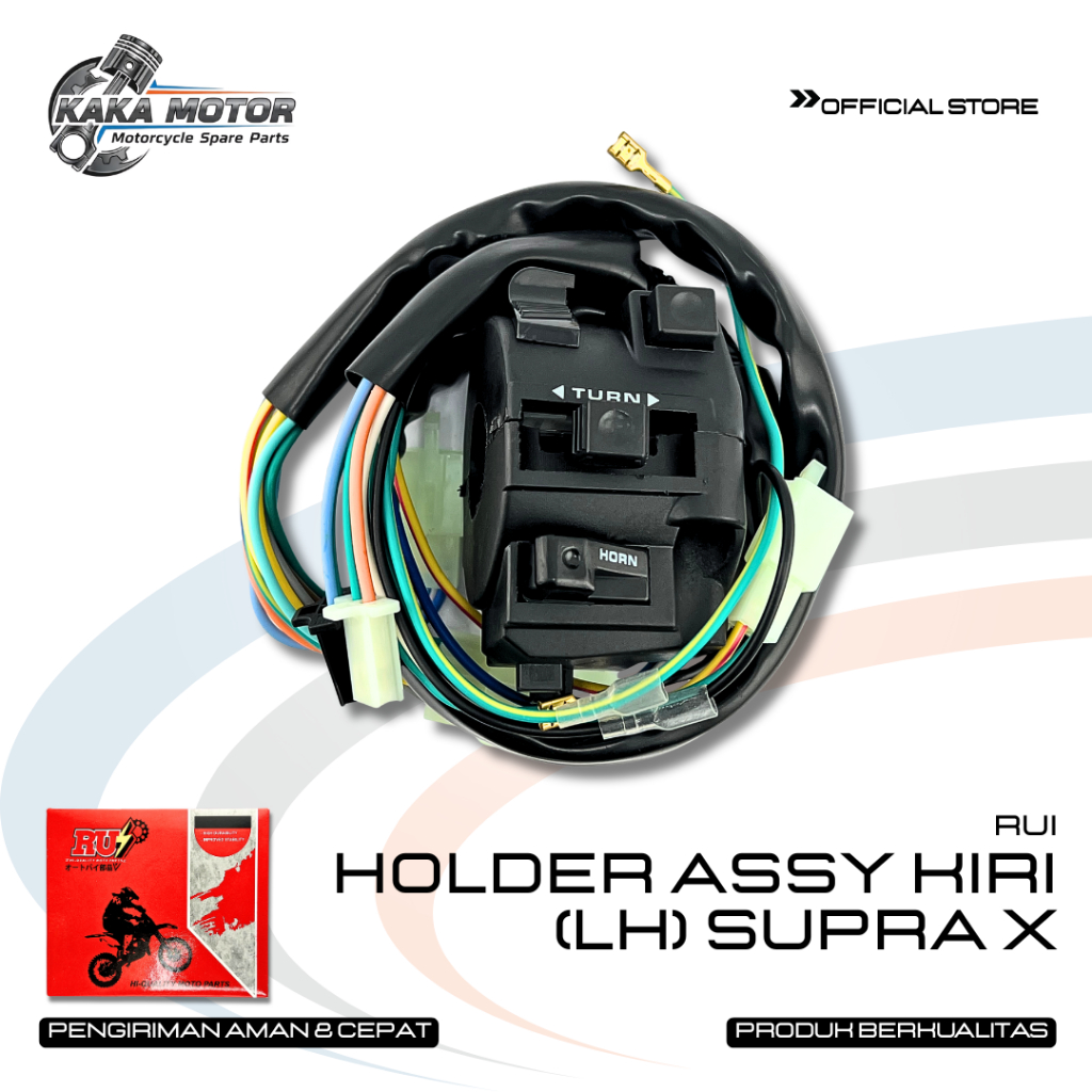 HOLDER ASSY KIRI (LH) SUPRA X (RUI) - HOLDER SAKLAR KIRI SUPRA LAMA SUPRA X SUPRA FIT LAMA