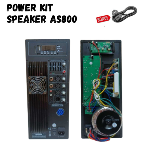 POWER KIT SPEAKER AS800 MESIN AKTIF SPEAKER BLUETOOTH AS 800