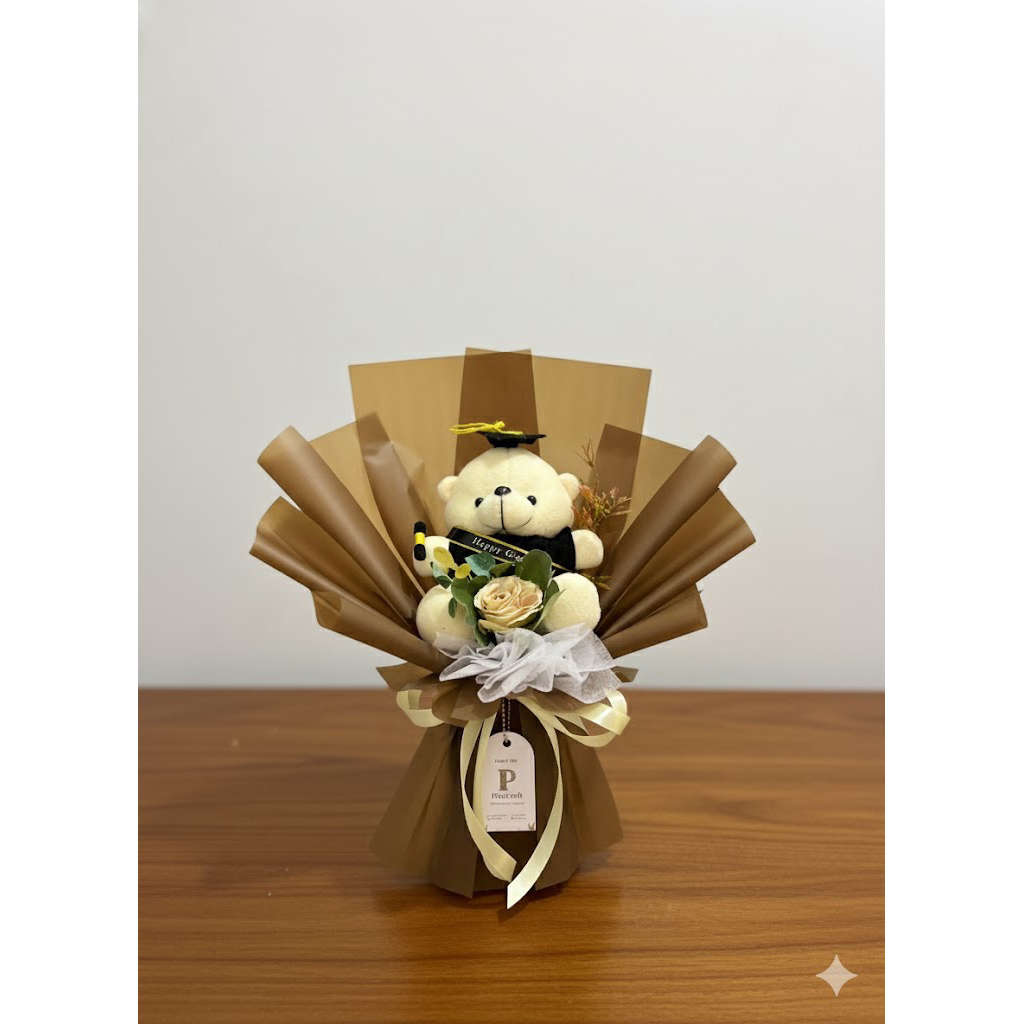 BUKET WISUDA buket Boneka buket bunga boneka buket perpisahan buket cowok wisuda simpel