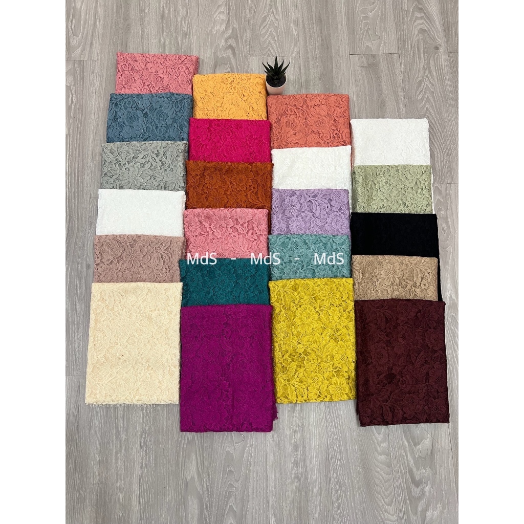 MdS Kain Kebaya Sarelace France Lace Prancis Original 1,8 x 1,3 meter JRKS01